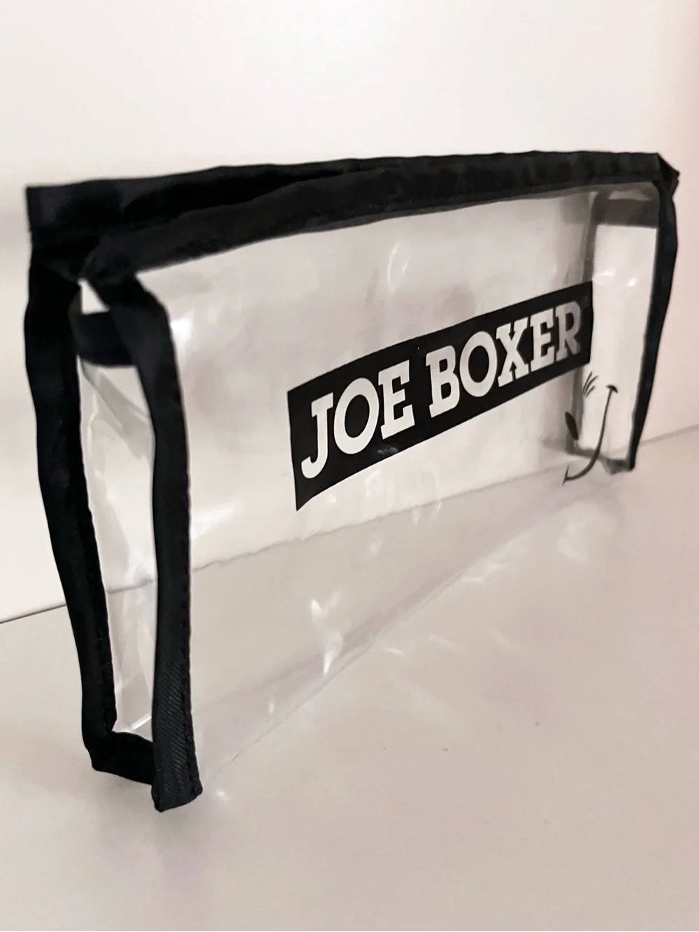 Joe boxer clear zippy pouch
